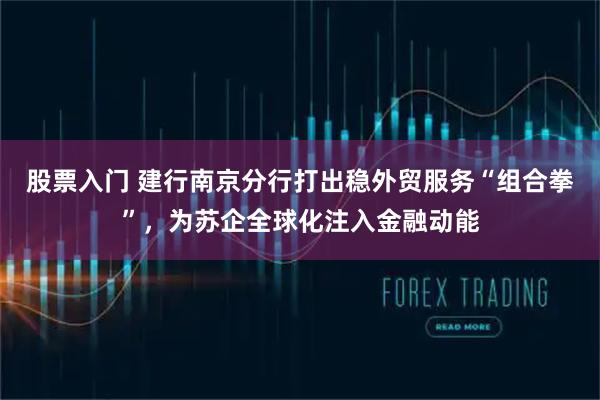 股票入门 建行南京分行打出稳外贸服务“组合拳”，为苏企全球化注入金融动能