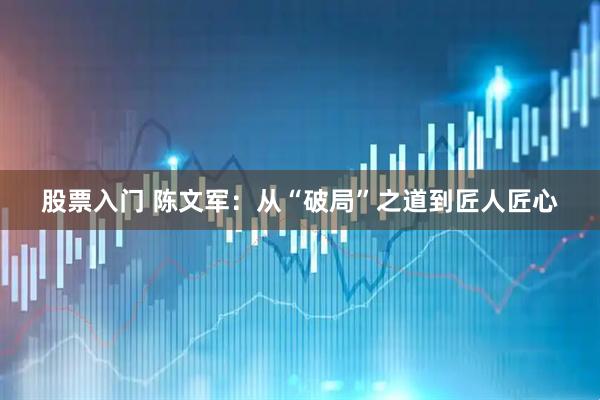 股票入门 陈文军：从“破局”之道到匠人匠心